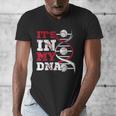 ITS In My DNA Baseball Sport Player Saying Baseball Fan Men's V-Neck T-Shirt ITS In My DNA Baseball Sport Player Saying Baseball Fan Men's V-Neck T-Shirt