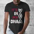 ITS In My DNA Baseball Sport Player Saying Men's V-Neck T-Shirt ITS In My DNA Baseball Sport Player Saying Men's V-Neck T-Shirt