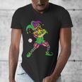 Jester Baseball Mardi Gras Carnival Sport Men Boy Teen Kids Men's V-Neck T-Shirt Jester Baseball Mardi Gras Carnival Sport Men Boy Teen Kids Men's V-Neck T-Shirt