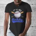 Kids 8th Baseball Birthday Party Boys Sport Fan 8 Years Old Men's V-Neck T-Shirt Kids 8th Baseball Birthday Party Boys Sport Fan 8 Years Old Men's V-Neck T-Shirt