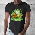 Kids St Patricks Day Shamrock Basketball Baseball Football Men's V-Neck T-Shirt Kids St Patricks Day Shamrock Basketball Baseball Football Men's V-Neck T-Shirt