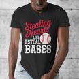 Kids Stealing Hearts Cute Baseball Boys Men's V-Neck T-Shirt Kids Stealing Hearts Cute Baseball Boys Men's V-Neck T-Shirt