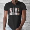 Mama Baseball Season Happy Game Day Trendy Sports Mom Men's V-Neck T-Shirt Mama Baseball Season Happy Game Day Trendy Sports Mom Men's V-Neck T-Shirt