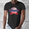 Mama Rookie Of Year 1st Birthday Baseball Theme Matching Men's V-Neck T-Shirt Mama Rookie Of Year 1st Birthday Baseball Theme Matching Men's V-Neck T-Shirt