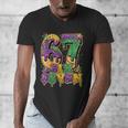 Mardi Gras Six Seven Baseball Drip Number 6 7 Meme Men's V-Neck T-Shirt Mardi Gras Six Seven Baseball Drip Number 6 7 Meme Men's V-Neck T-Shirt