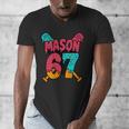 Mason 67 Ice Cream Drip Baseball Meme Men's V-Neck T-Shirt Mason 67 Ice Cream Drip Baseball Meme Men's V-Neck T-Shirt