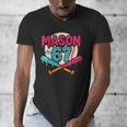 Mason 67 Ice Cream Drip Baseball Meme Graphics Men's V-Neck T-Shirt Mason 67 Ice Cream Drip Baseball Meme Graphics Men's V-Neck T-Shirt