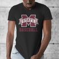 Mississippi State Baseball Bulldogs NCAA MS16 Men's V-Neck T-Shirt Mississippi State Baseball Bulldogs NCAA MS16 Men's V-Neck T-Shirt
