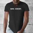 Mrs Coach Football Basketball Baseball Coach Wife Men's V-Neck T-Shirt Mrs Coach Football Basketball Baseball Coach Wife Men's V-Neck T-Shirt
