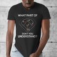 What Part Of Dont You Understand 6432 Baseball Men's V-Neck T-Shirt