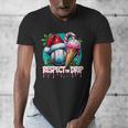 Respect The Drip Baseball Christmas Holiday Men's V-Neck T-Shirt Respect The Drip Baseball Christmas Holiday Men's V-Neck T-Shirt