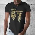 Retro I Was 6 Now I'm 7 Camo 67 Ice Cream Drip Baseball Men's V-Neck T-Shirt