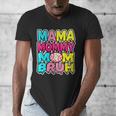 Retro Mama Mommy Mom Bruh Baseball Women Girls Men's V-Neck T-Shirt Retro Mama Mommy Mom Bruh Baseball Women Girls Men's V-Neck T-Shirt