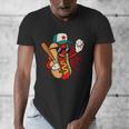 Retro Vintage Baseball Hot Dogs Men's V-Neck T-Shirt Retro Vintage Baseball Hot Dogs Men's V-Neck T-Shirt