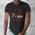 Run Steal I Dare You Humor Baseball Catcher Vintage Men's V-Neck T-Shirt Run Steal I Dare You Humor Baseball Catcher Vintage Men's V-Neck T-Shirt