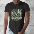 Safety Harbor Leviathans Retro Baseball Monster Men's V-Neck T-Shirt Safety Harbor Leviathans Retro Baseball Monster Men's V-Neck T-Shirt