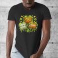 Shamrock Basketball Baseball Drip St Patrick's Day Boys Men Men's V-Neck T-Shirt Shamrock Basketball Baseball Drip St Patrick's Day Boys Men Men's V-Neck T-Shirt