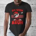 Six Seven 67 Bruh Baseball Valentine’s Day Teens Boys Kids Men's V-Neck T-Shirt