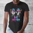 Six Seven Baseball Ice Cream Drip 6 7 Meme Gen Alpha Slang Men's V-Neck T-Shirt Six Seven Baseball Ice Cream Drip 6 7 Meme Gen Alpha Slang Men's V-Neck T-Shirt