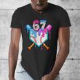 Six Seven Baseball Respect The Drip Boys Baseball Men's V-Neck T-Shirt Six Seven Baseball Respect The Drip Boys Baseball Men's V-Neck T-Shirt