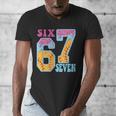 Six Seven Drip Baseball Player Number 67 Or 67th Birthday Men's V-Neck T-Shirt Six Seven Drip Baseball Player Number 67 Or 67th Birthday Men's V-Neck T-Shirt
