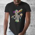 Skeleton Baseball Drip Boys Ice Cream Drip Youth Baseball Men's V-Neck T-Shirt Skeleton Baseball Drip Boys Ice Cream Drip Youth Baseball Men's V-Neck T-Shirt