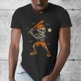 Skeleton Baseball Player Costume Halloween Men Boys Men's V-Neck T-Shirt