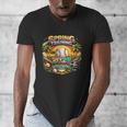 Spring Training 2026 Retro Baseball Palm Cactus Men's V-Neck T-Shirt Spring Training 2026 Retro Baseball Palm Cactus Men's V-Neck T-Shirt