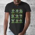 St Patricks Day Baseball Ice Cream Boys Baseball Player Men's V-Neck T-Shirt St Patricks Day Baseball Ice Cream Boys Baseball Player Men's V-Neck T-Shirt