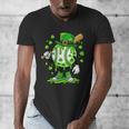 St Patricks Day Shamrock Baseball Drip Icecream Irish Boys Men's V-Neck T-Shirt St Patricks Day Shamrock Baseball Drip Icecream Irish Boys Men's V-Neck T-Shirt