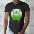 St Patricks Day Shamrock Baseball Irish Boys Kids Men Men's V-Neck T-Shirt