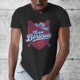 Team Boricua Puerto Rico Baseball Coqui Frog Pava Hat Fan Men's V-Neck T-Shirt