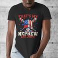 That's My Nephew Out There Baseball Cream Drip Crossed Bat Men's V-Neck T-Shirt That's My Nephew Out There Baseball Cream Drip Crossed Bat Men's V-Neck T-Shirt