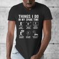 Things I Do In My Spare Time Baseball Lovers Kids Boys Men's V-Neck T-Shirt Things I Do In My Spare Time Baseball Lovers Kids Boys Men's V-Neck T-Shirt