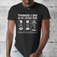 Things I Do Spare Time Baseball Player Men Women Kids Men's V-Neck T-Shirt Things I Do Spare Time Baseball Player Men Women Kids Men's V-Neck T-Shirt