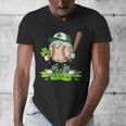 Toddler Baseball Drip Ice Cream Boys Kids St Patricks Day Men's V-Neck T-Shirt