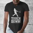 Touchdown Baseball Football Sports Men's V-Neck T-Shirt