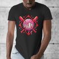 Valentines Day Baseball Boys Ice Cream Drip Heart Youth Kids Men's V-Neck T-Shirt Valentines Day Baseball Boys Ice Cream Drip Heart Youth Kids Men's V-Neck T-Shirt