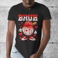 Valentines Day Baseball Drip Boys Bruh Ice Cream Toddler Kid Men's V-Neck T-Shirt Valentines Day Baseball Drip Boys Bruh Ice Cream Toddler Kid Men's V-Neck T-Shirt