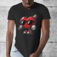 Valentines Day Baseball Heart Bat Sunglasses Men Boys Kids Men's V-Neck T-Shirt Valentines Day Baseball Heart Bat Sunglasses Men Boys Kids Men's V-Neck T-Shirt