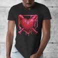 Valentines Day Baseball Red Heart Dab Boys Girls Kids Men's V-Neck T-Shirt Valentines Day Baseball Red Heart Dab Boys Girls Kids Men's V-Neck T-Shirt