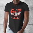 Valentines Day Six Seven Baseball 6 7 Meme Dab Heart Boys Men's V-Neck T-Shirt