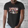XOXO Physical Education Valentines Day Baseball Football Men Men's V-Neck T-Shirt XOXO Physical Education Valentines Day Baseball Football Men Men's V-Neck T-Shirt