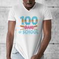 100 Days Of School Drip Ice Cream Baseball For Teacher Kids Premium Tri-Blend Men's V-Neck T-Shirt 100 Days Of School Drip Ice Cream Baseball For Teacher Kids Premium Tri-Blend Men's V-Neck T-Shirt