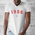 40 Year Old 1986 Classic Baseball 40th Birthday Men's V-Neck T-Shirt