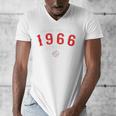 60 Year Old 1966 Classic Baseball 60th Birthday Men's V-Neck T-Shirt 60 Year Old 1966 Classic Baseball 60th Birthday Men's V-Neck T-Shirt