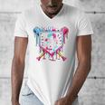 9th Birthday Boys Baseball Ice Cream Drip Boys Baseball Men's V-Neck T-Shirt 9th Birthday Boys Baseball Ice Cream Drip Boys Baseball Men's V-Neck T-Shirt