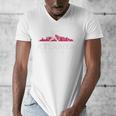 Atlanta Baseball Vintage Player Minimalist Skyline Retro Men's V-Neck T-Shirt Atlanta Baseball Vintage Player Minimalist Skyline Retro Men's V-Neck T-Shirt