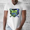 Awesome 67 Baseball Drip Effect Baseball 6-7 Meme Graphic Premium Tri-Blend Men's V-Neck T-Shirt Awesome 67 Baseball Drip Effect Baseball 6-7 Meme Graphic Premium Tri-Blend Men's V-Neck T-Shirt