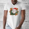 Baseball Christmas Scoreboard Celebration Premium Tri-Blend Men's V-Neck T-Shirt Baseball Christmas Scoreboard Celebration Premium Tri-Blend Men's V-Neck T-Shirt